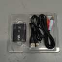 1Mii Bluetooth 5.3 Transmitter Receiver for TV to Wireless Headphones, Dual Link aptX Adaptive/Low Latency/HD Audio, Aux Bluetooth Audio Receiver Adapter for Home Stereo, Airplane, Boat, Gym (Black)