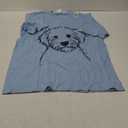 Line Art Dad Mom Dog - Sheepadoodle T-Shirt for Men Women, L