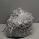 Honeydak 3 in 1 Giant Bean Bag Chair Cover Only (No Filler) Convertible Stuffed Animal Storage Bean Bag Large Lazy Floor Sofa Cover Soft Washable for Living Room Bedroom(Light Grey,Rabbit Fur)