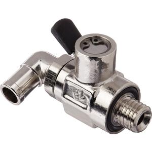 EZ-107(12mm-1.75) EZ Oil Drain Valve with removable L-Shape Hose End Combo