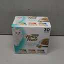 Purina Fancy Feast Seafood Classic Pate Collection Grain Free Wet Cat Food Variety Pack - (Pack of 30) 3 oz. Cans (EXP 06/01/26)