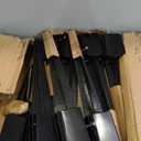 CRIZTA 8Pcs 24" Heavy Duty 4x4 Fence Post Anchor Ground Spike Metal Black Powder Coated - Mailbox Post Anchors. Length: 24 inches, Outer Dimension: 4” x 4” (Fit 3.5” x 3.5” Square Wood Post)