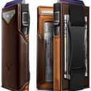 BULLIANT Men Wallet Gift Boxed,Slim Front Pocket Wallet Money Clip Card Holder 3.8"x2.7",Pop-up Access