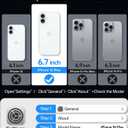 4 x Meifigno Designed for iPhone 16 Plus Case, Compatible with MagSafe, Military-Grade Protection, Hard PC Back with Soft Edge, Shockproof Magnetic Case Designed for iPhone 16 Plus, Clear