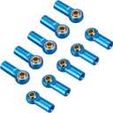 10PCS ShareGoo Aluminum M3 Tie Rod End Ball Joint Link Ball Head Holder Compatible with Tamiya HSP Traxxas Axial SCX10 1/10 RC Car Truck Buggy Crawler