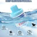 Toilet Bowl Cleaner, Automatic Long-Lasting Blue Toilet Cleaner Bottle, Septic Safe Toilet Bowl Tablets in Bottles, Fresh Bathroom & Deodorize, 6 Pack, 2300 Flushes Each (9.17 Ounce (Pack of 6))