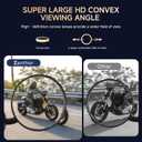 Bar End Mirrors for Motorcycles - 7/8” Handlebar CNC Aluminum Cafe Racer Mirrors Universal Fits for FZ-07, FZ8, FZ-09, Honda Grom, Suzuki SV650, GSX-S750, Kawasaki Z650, Z900, Naked Bike