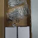 NORTHERN BROTHERS Cabinet Knobs - Crystal Dresser Knobs for Cabinets and Drawers 30mm- Diamond Glass Pulls Handles 10 Pack Silver