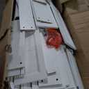 Jocoevol 8 Drawer Dresser for Bedroom with Deep Drawers, Large Wooden Double Farmhouse Dresser Chest of Drawers for Living Room, Hallway, Entrywa  White & Brown