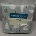 Comfort Spaces Cotton Flannel Sheets Queen Size, Ultra Soft Flannel Sheet Set with 14" Elastic Pocket , Novelty Print Warm Flannel Bedding, Blue Polar Bears 4 Piece