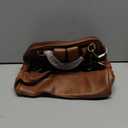 CLUCI Small Backpack for Women, Womens Backpack PU Backpack Purse for Women Leather Convertible Travel Backpack Shoulder Bags (Brown)