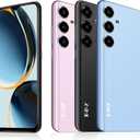 Xgody V50 Unlocked Cell Phones, 4GB+64GB ROM, 6.52'' HD Incell Screen Smartphone, Dual 4G LTE Unlock Android Phone, 13MP+5MP Camera, Face Unlock, 4500mAh Battery Mobile Phone (V50 2024, Bay)