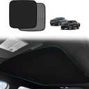 BestEvMod Foldable Sunshade Roof Compatible with Chevy Silverado EV RST/GMC Sierra EV Denali 2026 2025 2024 Heat Insulation Reflective Glass Roof Sun Shade Cover Blocks Glare UV Ray Sun Protection