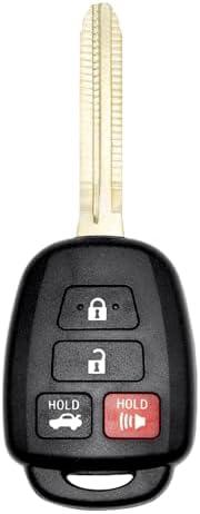Vurkcy Key Fob Replacement for 2014-2017 Toyota Camry/ 14-19 Corolla/ 16-18 Tacoma Car Keyless Entry Remote Control, HYQ12BDM HYQ12BEL, 4 Buttons