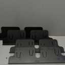 Stop Spills & Crumbs! Stainless Steel Stove Gap Covers (2 Pack) | Heat-Resistant Filler for Gas Stoves & Ovens | Adjustable 13.8" to 27.5" | Non-Slip, Easy Clean, Tool-Free Install (Black)