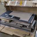 DWVO 6x4.4 FT Resin Storage Shed with Fence-Style and Side Windows, Lockable Door, and Vents for Garden, Backyard, Patio, Lawn, Brown