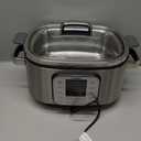 HOUSNAT Slow Cooker, 10 in 1 Programmable Slow Cooker 6QT 304 Stainless Steel Inner Pot, Multi-Cooker with Rice, Yogurt, Saut, Steam, Delay Start & Adjustable Temp for Large Families & Entertaining