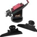 Arrow Metal Fletching Jig with Helical & Straight Clamps for 3 or 4 Fletches Sticking Tool Archery Fletching Kit