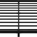 5 Inch Low Full Size Bed Frame Heavy Duty Metal Platform, No Box Spring Needed, Easy Assembly Mattress Foundation, No Noise, Black