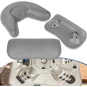 Bonbo 3-Pack Replacement Head Rest Pillow Compatible with Artesian, Tropic Seas and South Seas Spas Hot Tub 2018-2025