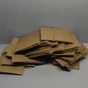 6x4x4 inches Shipping Boxes 50 Pack, Kraft Corrugated Small Cardboard Boxes for Mailing Packing, Brown