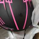 TTMiku Pink Adult Dirt Bike ATV Motocross Helmet DOT Approved Small
