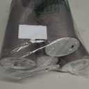 Fo32won Grey LED Flameless Pillar Candles Battery Operated with Remote Timer, 5 Pack 3D Flickering Acrylic Candles for Home Living Room Bedroom Fireplace Wedding Party Holiday Decor & Gift (Two Batteries Operated, Gray)