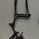 Creative Co-Op Thin Shaped Cast Aluminum Reindeer, Gunmetal Finish (17.5" H)