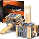 SEALIGHT D1S Bulbs, 6000K Cool White 45000LM 1000% Brighter, 1:1 Size Plug and Play for 66340 42403 42302 HID Headlamp Assembly, D1S Xenon HID Replacement Bulbs, Pack of 2