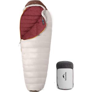 Naturehike 0 Degree RDS Down Mummy Sleeping Bag for Adults, 650 Fill Power, Cold Weather Backpacking Sleeping Bag for Camping, Hiking, -1 18 30, YKK Zipper