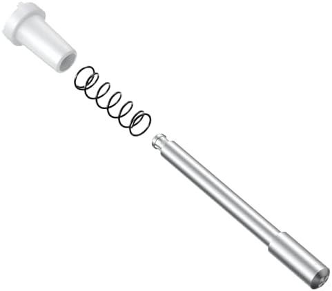 Ceoighe 25 Pack Window Screen Plunger Latches with Caps, 5/32" X 1-1/2", Aluminum Window Screen Plunger Pins, Secure Window Screens in Place (White)