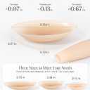 Popilush Nipple Covers for Women - Sticky Bra - Reusable Silicone Nipple Pasties Waterproof with Travel Case