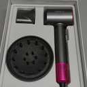 SHRATE Professional High Speed Ionic Hair Dryer | Ultra-Fast Drying | 500 Million Negative Ions | Low Noise | 160000 RPM | Compact Blow Dryer with Magnetic Diffuser for Faster Drying All Hair Types (Grey)