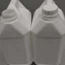 Ziliny 2 Pcs 1 Gallon Plastic Jug with Lids Square Empty Storage Containers Hdpe Carboy Plastic Jar Containers for Water Milk Beverage Oil Liquids (White)