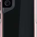 Ghostek ATOMIC slim S22 Case for Women with Crystal Clear Back and Lightweight Aluminum Bumper for Heavy Duty Protection Protective Phone Cover Designed for 2022 Samsung Galaxy S22 5G (6.1inch) (Pink)