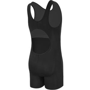 Girls' Swimwear Swimsuit Size 6-7 Years Black Back Cutout Bathing Suit Swimming for Pool Beach Activities