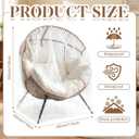 53 x 43 x 45 Inches Clear Patio Egg Chair Cover Waterproof Wicker Egg Swing Chair Covers Resistant Plastic Patio Furniture Cover for Home Garden Outdoor Furniture Favor