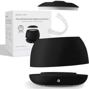 Zima Dental Pod PRO: New Ultrasonic Retainer Cleaner Machine. Market-Leading, Best Aligner Cleaner, Nightguard Cleaner, Mouthguard Cleaner, Denture Cleaner, Ultrasonic Cleaner for Oral Dental Care (Jet Black)