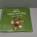 EXPAWLORER Dog Socks to Prevent Licking Paws, Dog Shoes for Hot Pavement,4 Pcs Double Sided Anti Slip Dog Socks with Grippers, Dog Booties for Small Medium Large Senior Dogs, British Style, Khaki, XL