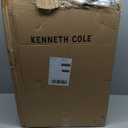 Kenneth Cole REACTION Out of Bounds Lightweight Hardshell 4-Wheel Spinner Luggage, Charcoal, 28-Inch Checked