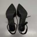 Modatope Closed Toe Ankle Strap Heels Women Pumps Pointed Toe Heeled Sandals for Women Stiletto Wedding Dress Shoes, Size 8, Black