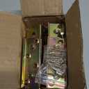 Bed Rail Brackets - Wooden Bed Frame Hardware - Heavy Duty Non-Mortise Bed Rail Fittings - Set of 4 (Screws Included)