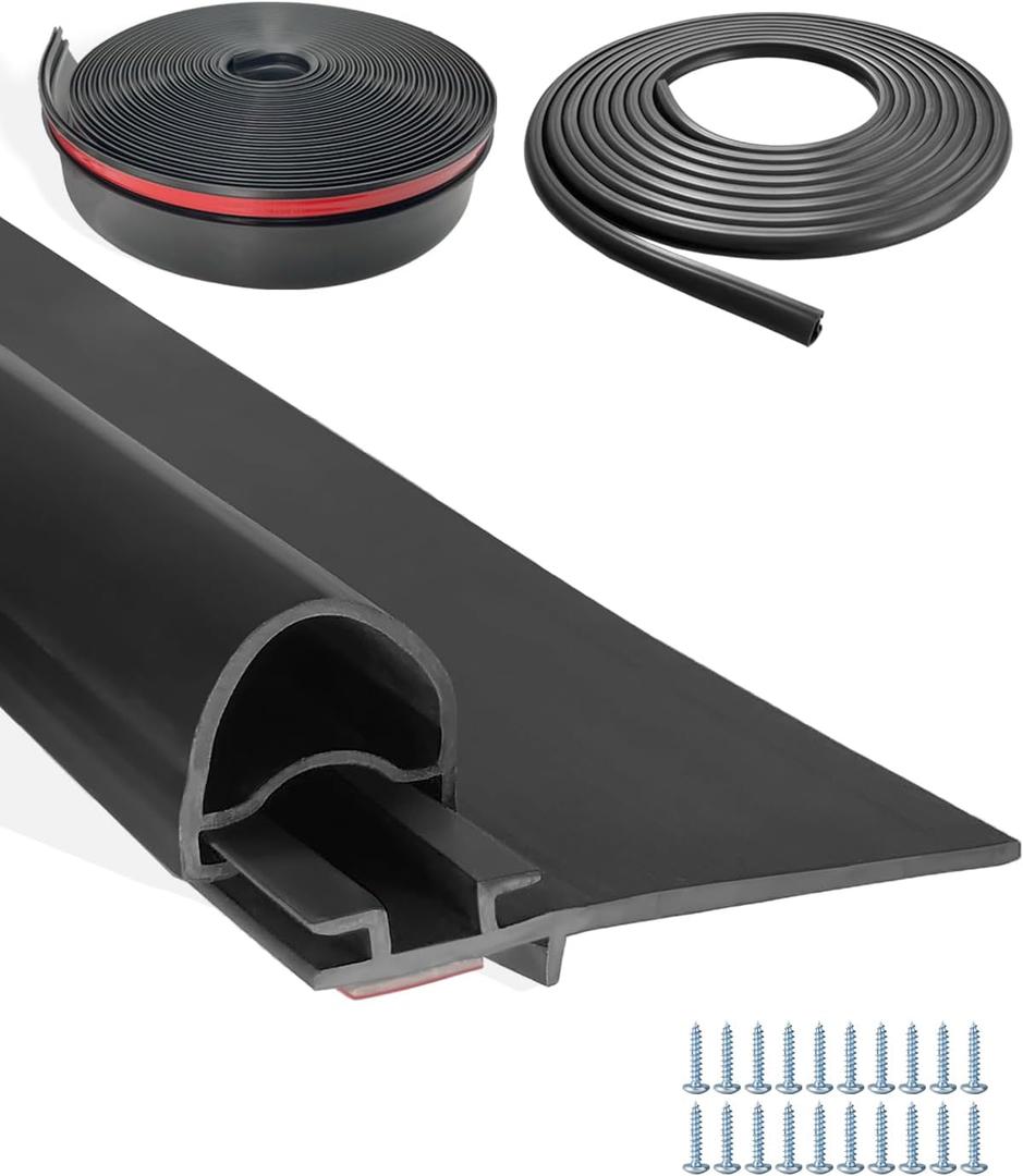RV Slide Out Seal Combo 1" x 15/16" x 35' D-Seal Wiper 1/2" x 2.75" x 35 Base Replacement for 018-312-EKD & 018-341 EK RV Camper Slideout System