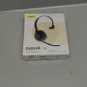 Jabra Evolve2 55 Mono Wireless Headset - Features AirComfort Technology, Noise-Cancelling Mics & Active Noise Cancellation - Works with UC Platforms Such as Zoom & Google Meet - Black (Single-ear, USB-C Dongle)