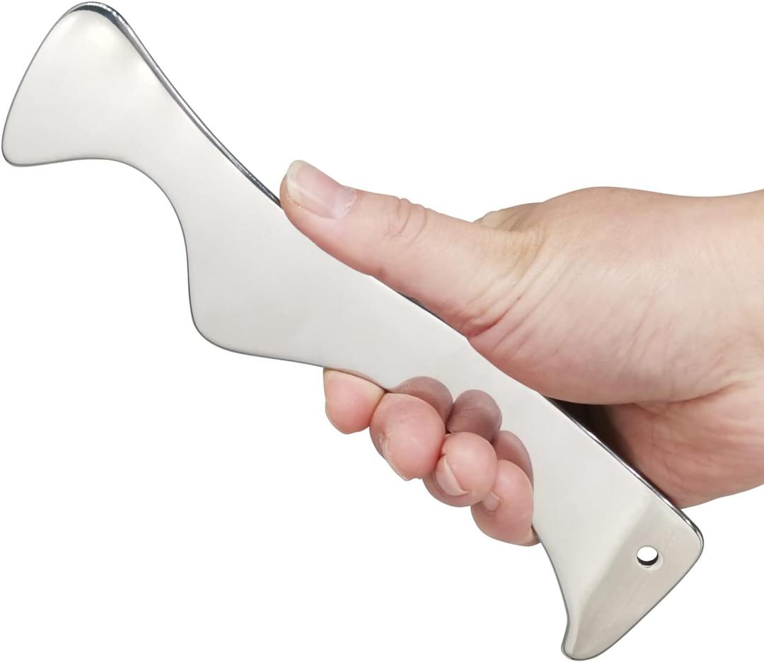 Muscle Scraper Tool, Gua Sha Tool, Scraping Massage Tools, Stainless Steel Scraping Tool, IASTM Tools, Fascia Massage Tool to Physical Therapy for Scar Tissue, Soft Tissue, Relieve Body Pain
