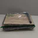 AMHANCIBLE C Shaped End Table with Charging Station, TV Tray Set of 2, Couch Tables with Storage Bag, Slide Under Sofa Side Table with USB Ports and Outlets for Living Room, Grey HET04CGY