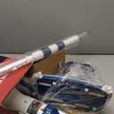 ENHULK Pro Cordless Pool Vacuum - 18.5 GPM Powerful Suction, 70min Runtime & 13.4" Wide Head, XL Capacity Handheld Rechargeable Pool Cleaner for Inground/Above Ground Pools with Telescopic Pole (Blue)