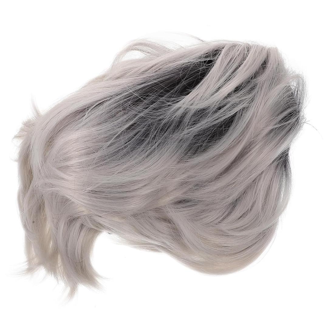 Baluue Fashionable Short Hair Wig Highlights Cosplay Party Wig