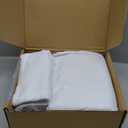 Amazon Basics 4 Piece Bed Sheet Set, 100% Cotton Jersey, Includes Super Soft, Flat and Fitted Sheets, Pillowcase, Full, White, Solid