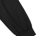 LilyCoco Women's Criss Cross Back Long Sleeve T Shirt Crewneck Open Back Tee Shirt Black X-Large (Black)